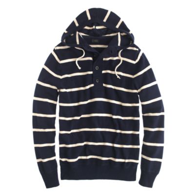 Wide-stripe hoodie : | J.Crew