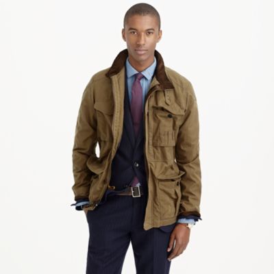 Tall British Millerain® waxed cotton field jacket : sportcoats ...