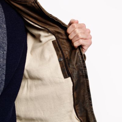 Leather Garrett jacket