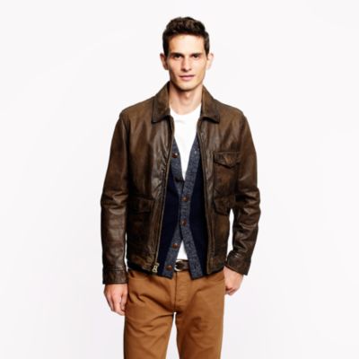 Leather Garrett jacket