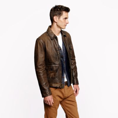 Leather Garrett jacket