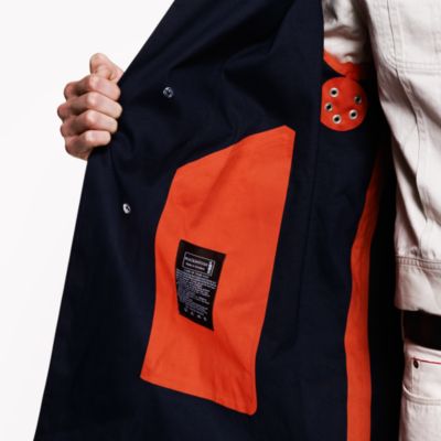 Mackintosh&reg; Duncan coat in navy