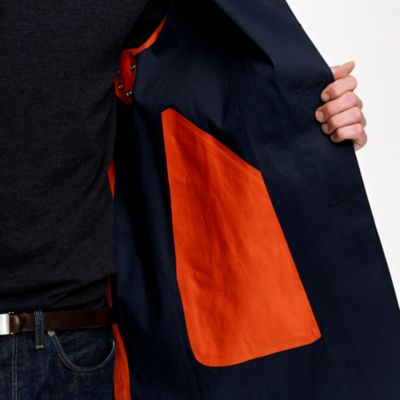 Mackintosh&reg; Duncan coat in navy