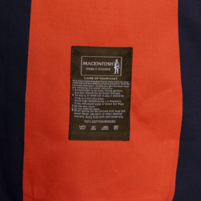 Mackintosh&reg; Duncan coat in navy