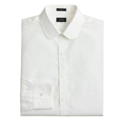 Ludlow white clubcollar shirt in solid Men Ludlow J.Crew