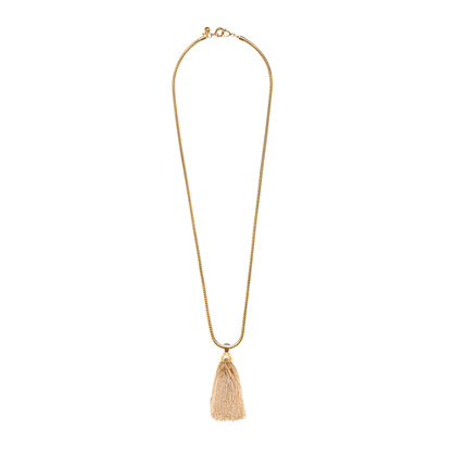 Golden tassel necklace : sale | J.Crew