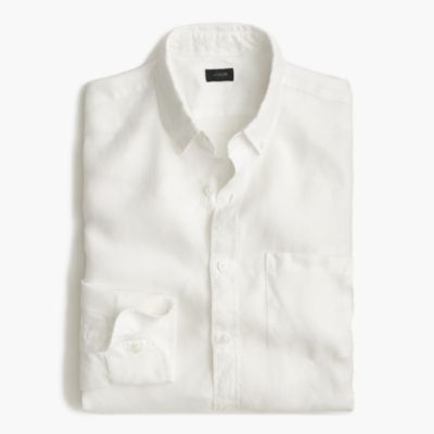 Irish linen shirt in solid