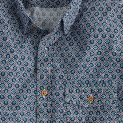 Slim Secret Wash shirt in diamond floral