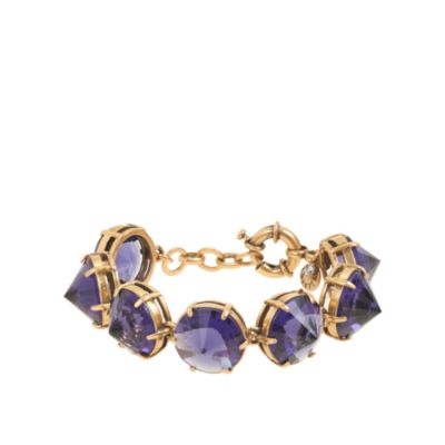 check how gold to stone bracelet Pointed : J.Crew