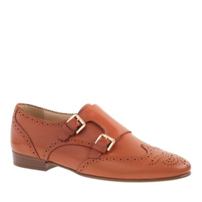 Perforated monk strap loafers Women loafers & oxfords J.Crew