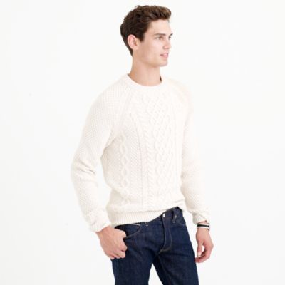 Cable cotton sweater