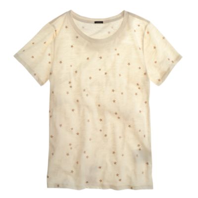 Drapey stars T-shirt : | J.Crew