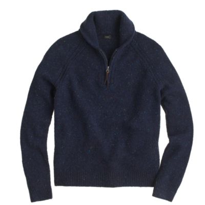 Donegal wool half-zip sweater : | J.Crew