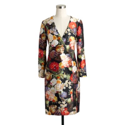 Collection Dutch floral wrap dress J.Crew