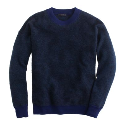 Brushed mohair boyfriend sweatshirt J.Crew