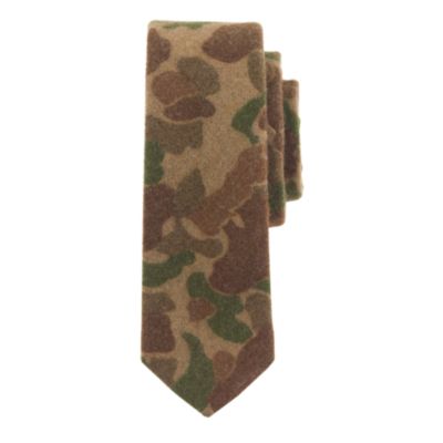 The Hill-side&reg; wool tie in camouflage