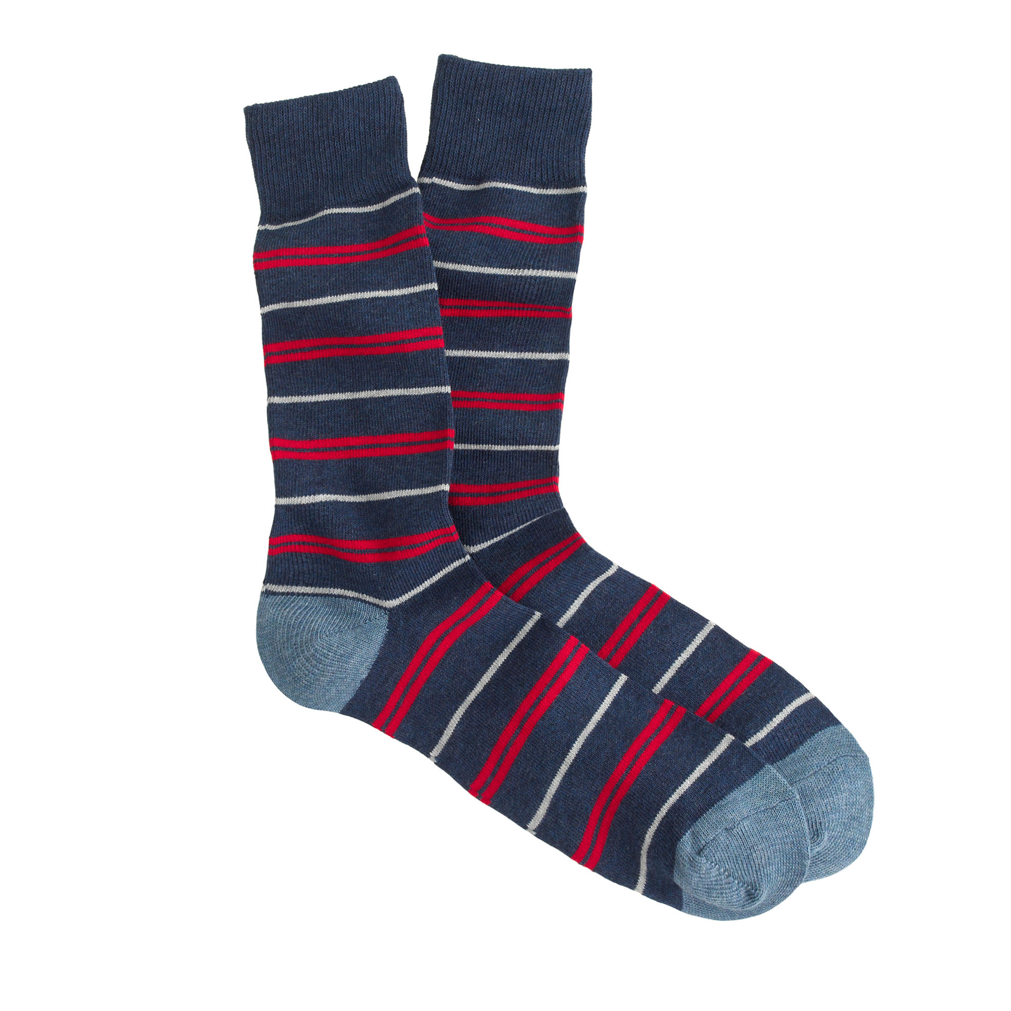 Repp striped socks : Men J.Crew socks | J.Crew