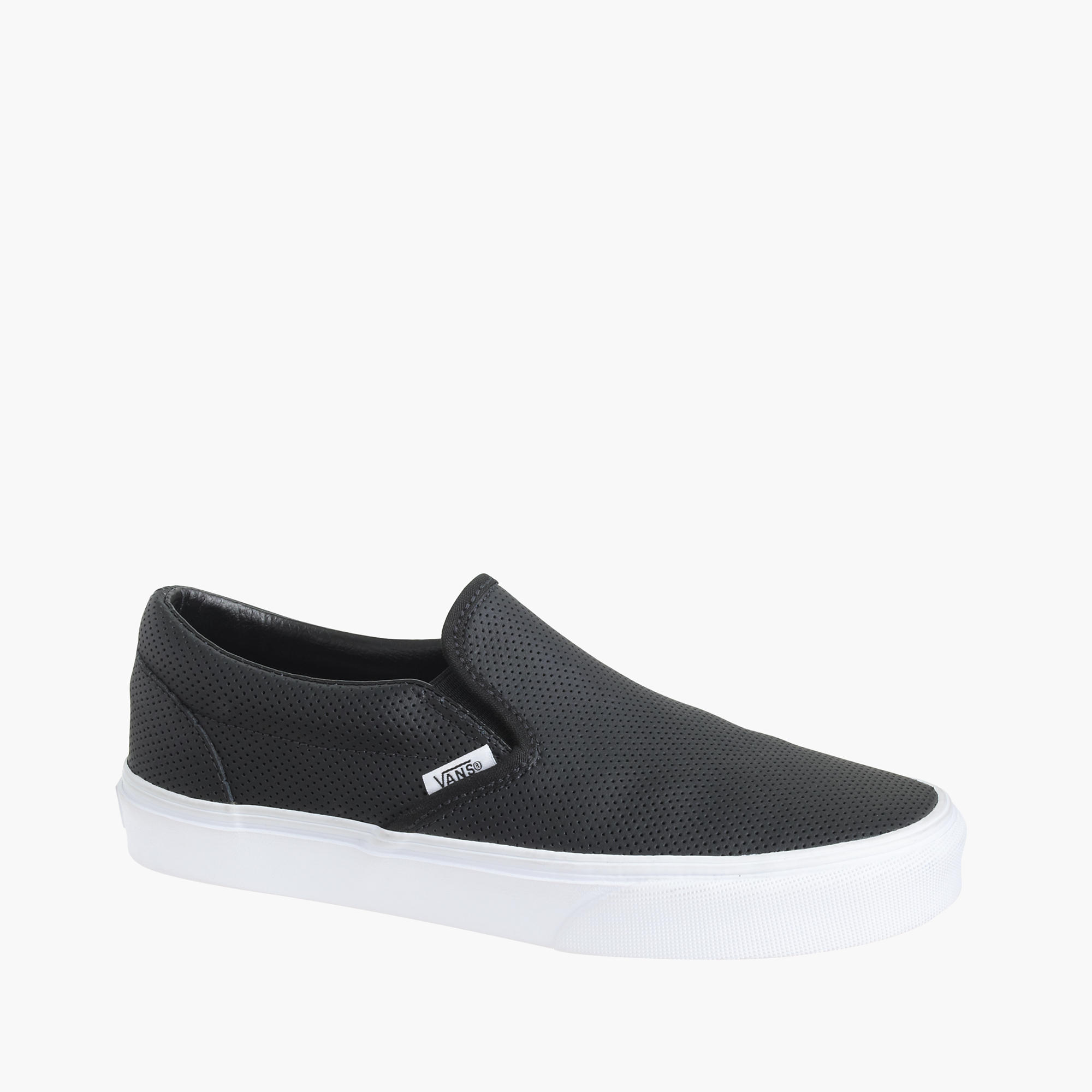 Vans® classic slip-on sneakers in perforated leather : | J.Crew