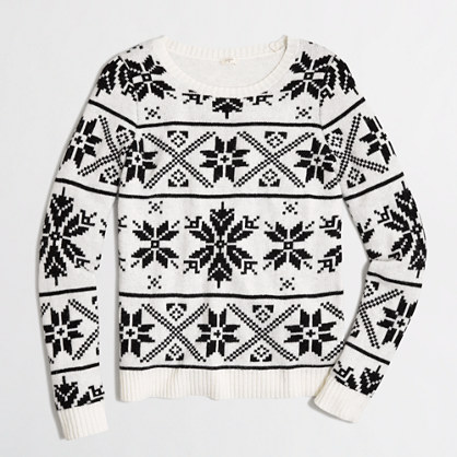 Factory snowflake Fair Isle sweater