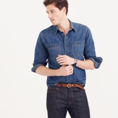 Wallace &amp; Barnes Japanese denim workshirt
