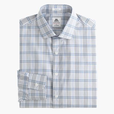 Thomas Mason&reg; Archive for J.Crew Ludlow shirt in 1907 end-on-end check