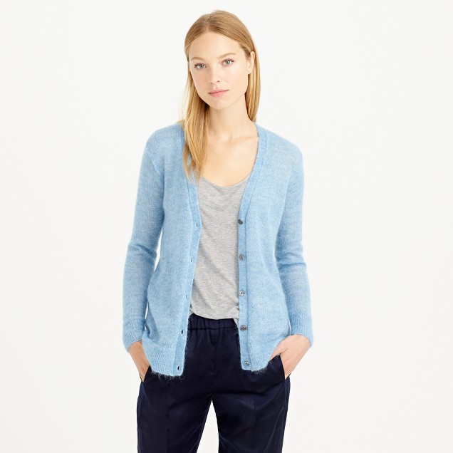 trim down sweater J.Crew Mohair cardigan : trim down sweater J.Crew Mohair cardigan :
