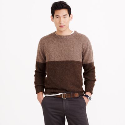Industry of All Nations&trade; colorblock alpaca sweater