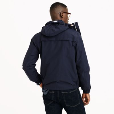 x150 cotton-nylon hooded jacket