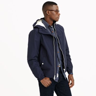 x150 cotton-nylon hooded jacket