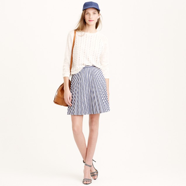 Stripe Mini Skirt 67