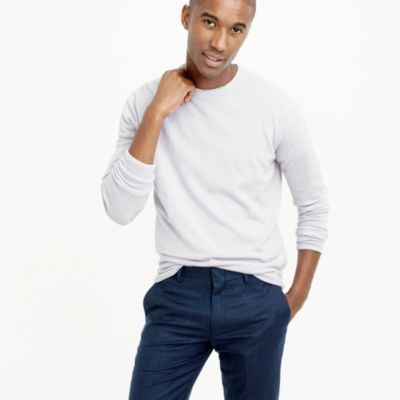Lightweight Italian cashmere crewneck sweater