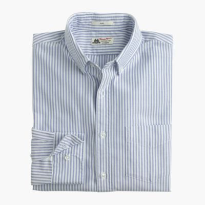 Slim Thomas Mason&reg; for J.Crew oxford cloth shirt in vintage stripe
