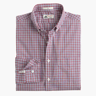 Slim Thomas Mason&reg; for J.Crew shirt in vintage port tattersall