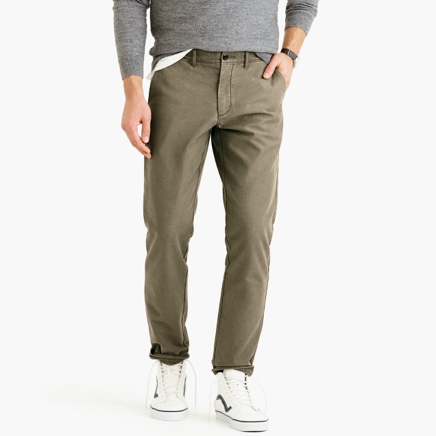 Textured cotton chino in 770 straight fit : | J.Crew