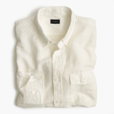 Tall cotton-linen shirt