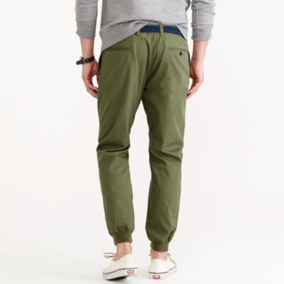 Jogger pant in lightweight chino