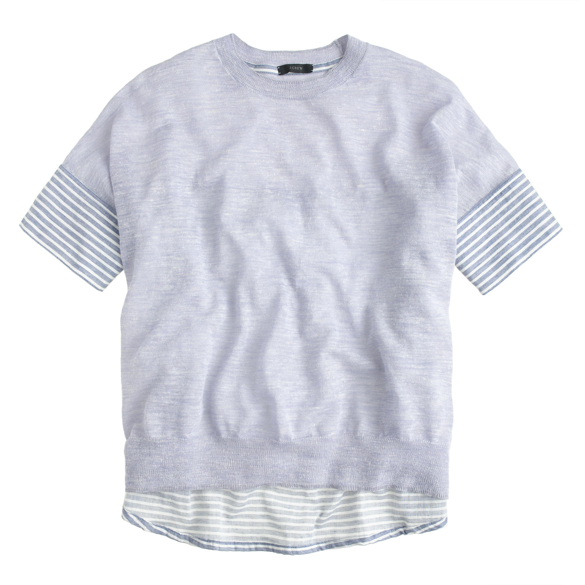 Combo sweater in stripe : | J.Crew