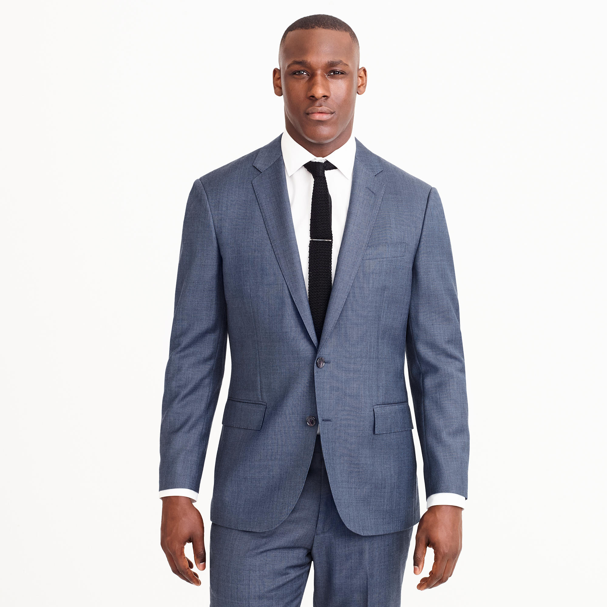 Ludlow Suit Jacket With Double Vent In Italian Worsted Wool