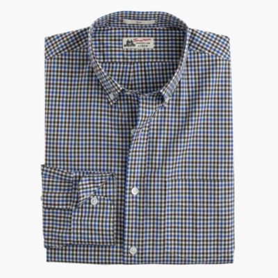 Slim Thomas Mason&reg; for J.Crew shirt in gatehouse green tattersall