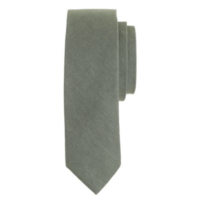 Cotton tie in sage