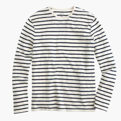 Long-Sleeve Deck-Striped T-Shirt : Men's Tees | J.Crew