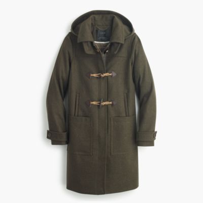 Wool melton toggle coat J.Crew