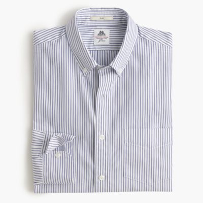 Slim Thomas Mason&reg; for J.Crew washed shirt in pond stripe