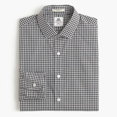 Thomas Mason&reg; for J.Crew Ludlow shirt in black gingham