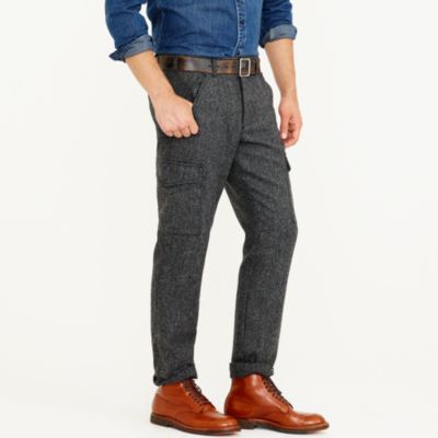 men's wool cargo pants