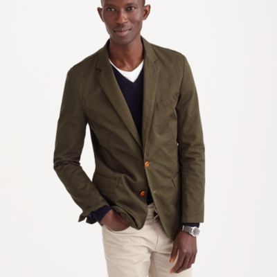 Ludlow blazer in Italian garment-dyed cotton