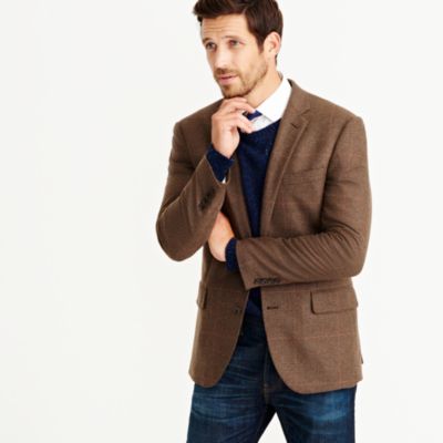 Crosby blazer in herringbone Italian wool