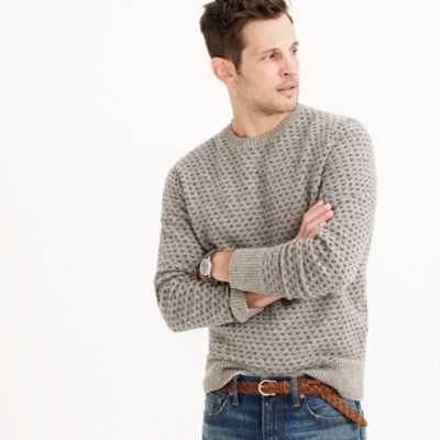Lambswool jacquard sweater