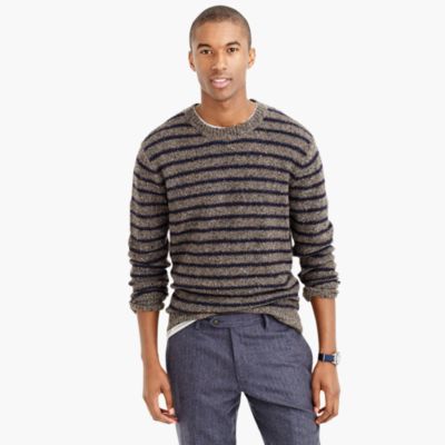 Donegal wool sweater in stripe