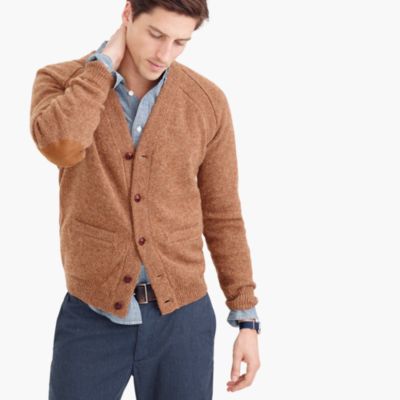 Wallace &amp; Barnes English Shetland wool cardigan sweater